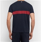 Schiesser - Nick Striped Cotton-Jersey T-Shirt - Men - Navy