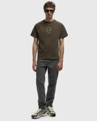 Brain Dead HEAVYWEIGHT 3D EMBROIDERY LOGOHEAD TEE Brown Mens Shortsleefe