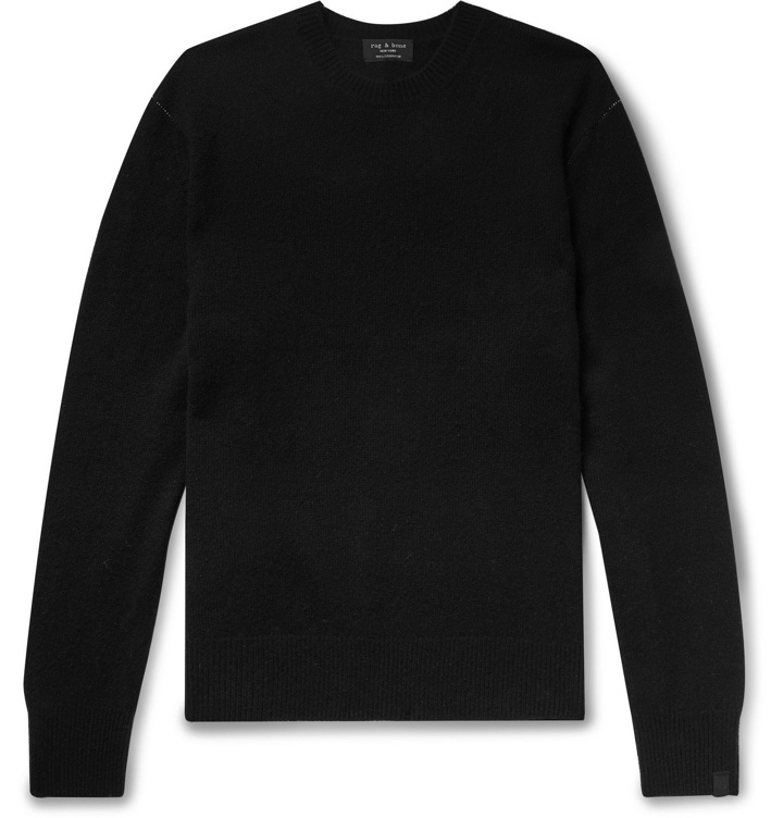 Photo: rag & bone - Haldon Cashmere Sweater - Black