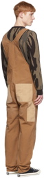 Carhartt Work In Progress Brown Organic Cotton Overalls