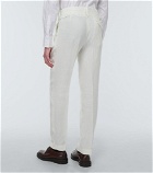 Ralph Lauren Purple Label - Gregory herringbone linen pants