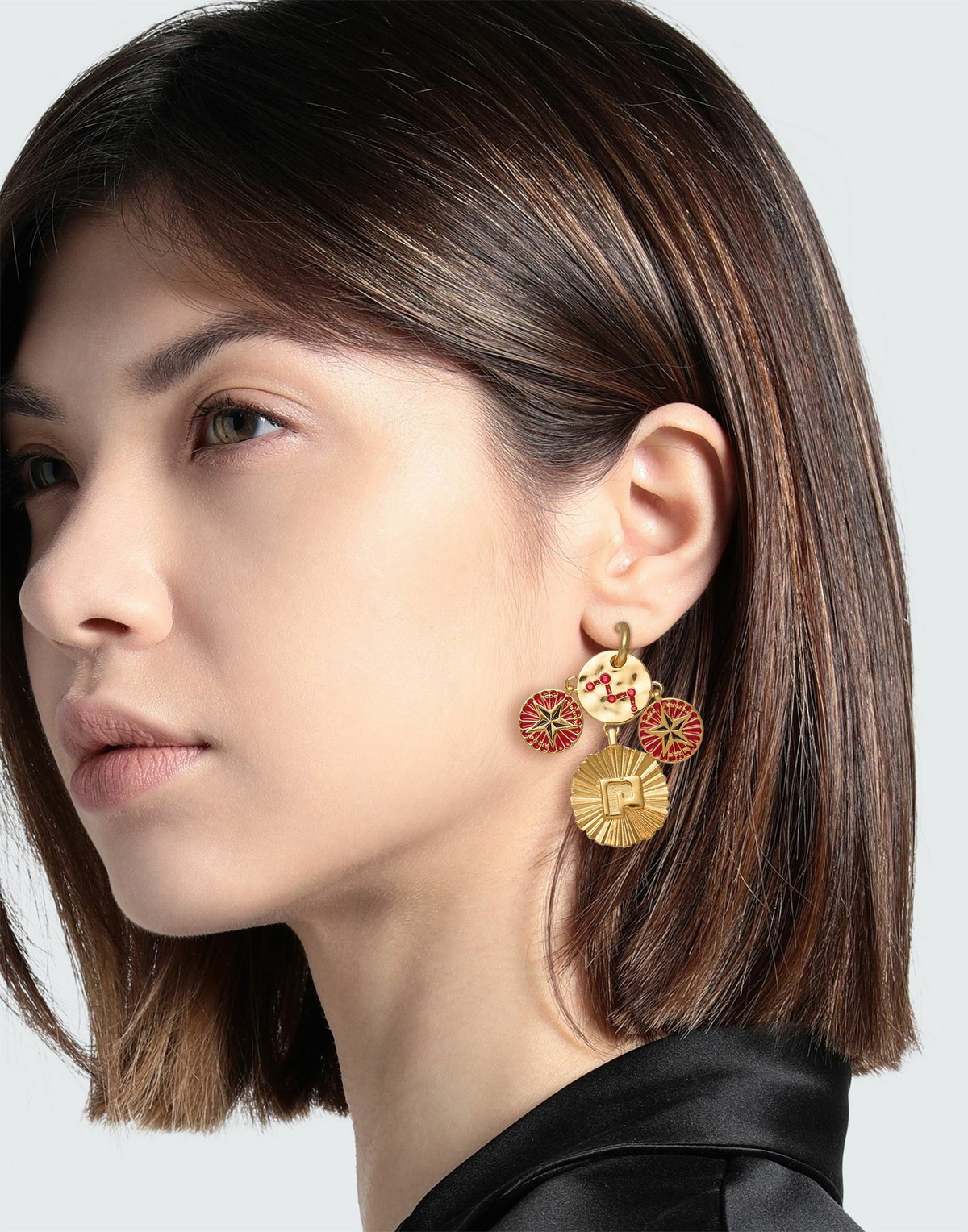 Rabanne Womens Earrings in Gold