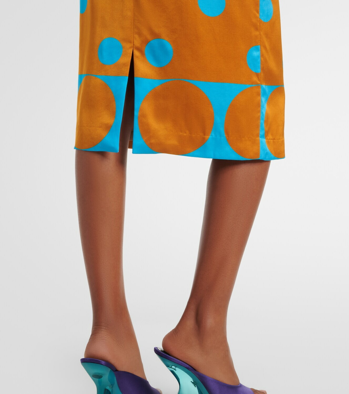 Dries Van Noten Polka-dot pencil skirt