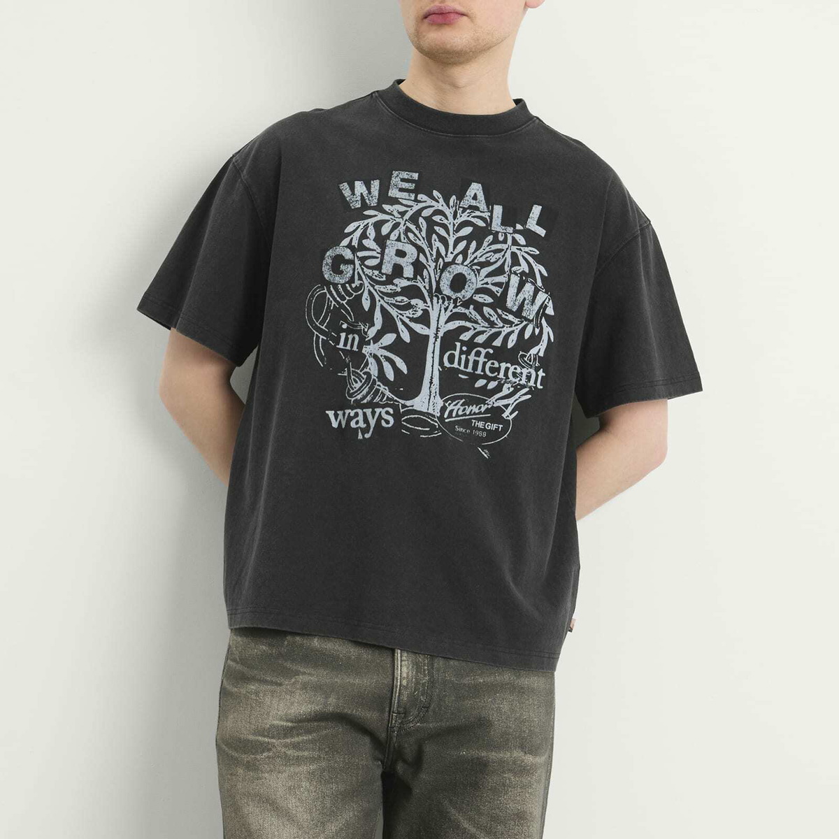 Honor the Gift Men's We All Grow T-Shirt in Black