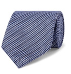 TOM FORD - 8cm Woven Silk and Linen-Blend Tie - Men - Blue