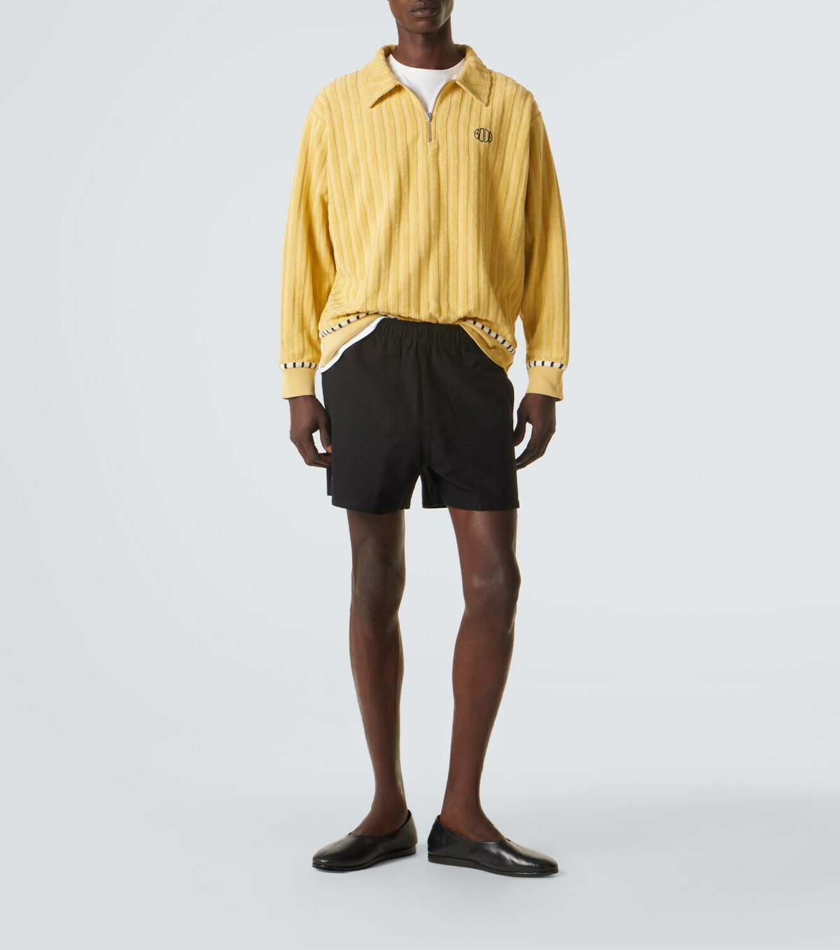 Bode Croquet Ground cotton terry sweater