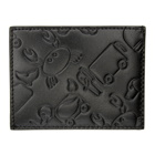 Thom Browne Black Embossed Toy Icon Card Holder