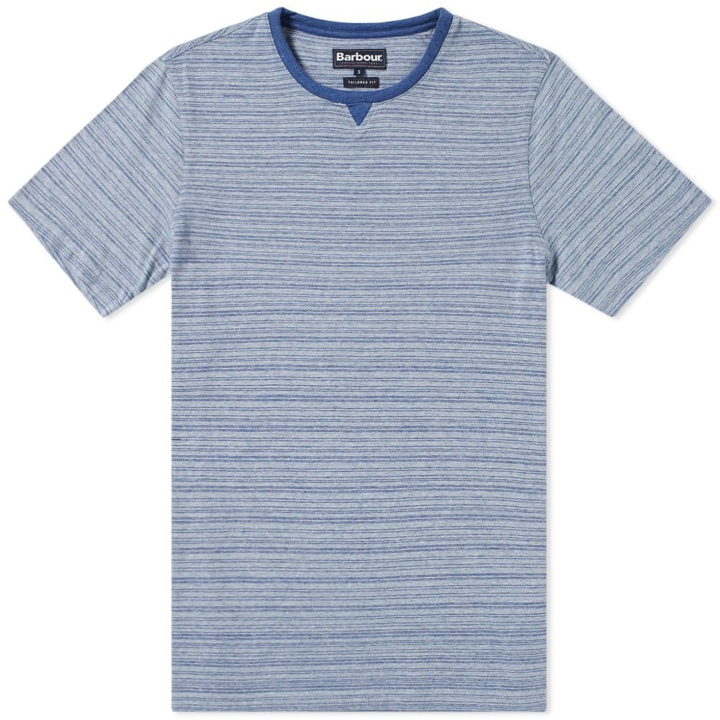 Photo: Barbour Mako Stripe Tee White