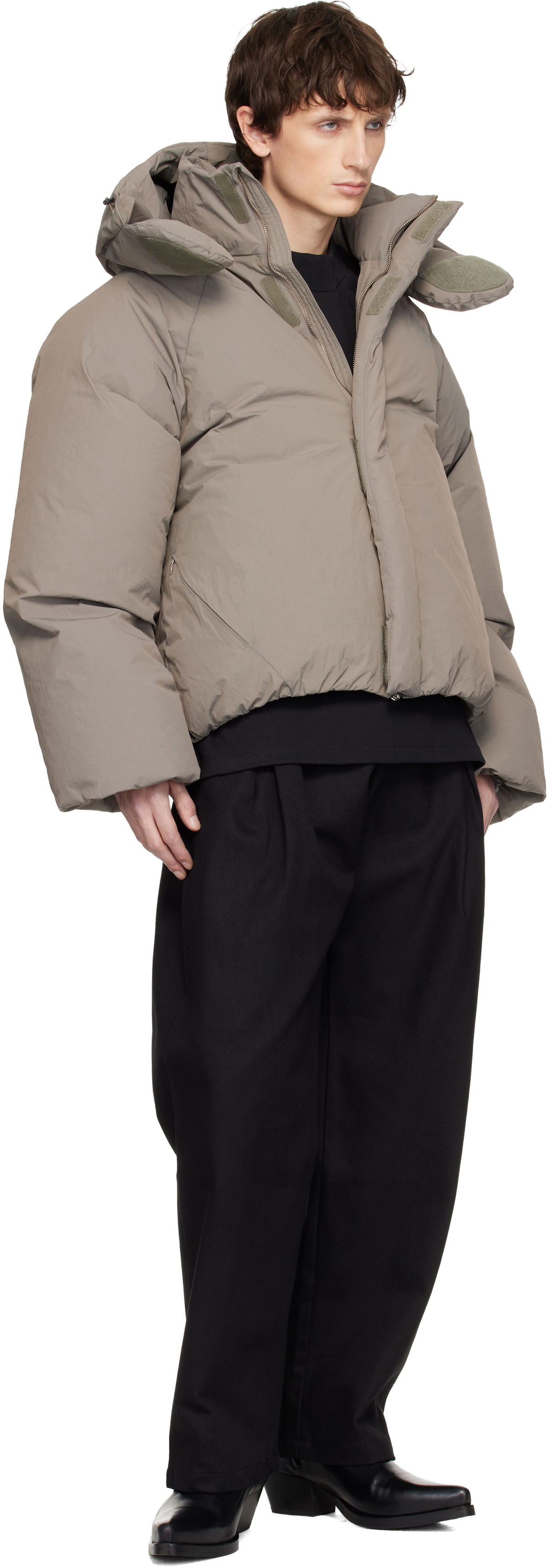 Seventh Taupe Space Down Coat