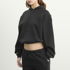 SKIMS Women's Cotton Fleece Classic Pullover Hoodie in Onyx