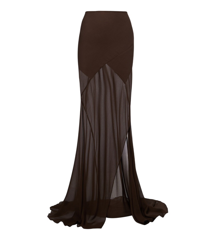 Photo: De La Vali Oryx georgette maxi skirt