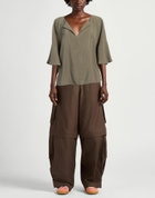 Jijil Womens Top in Military green