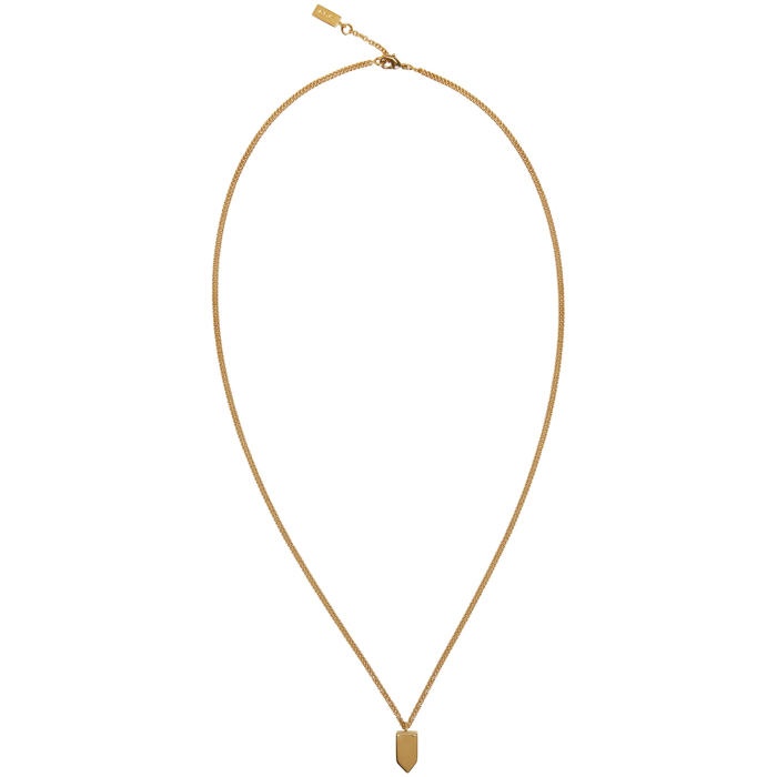 Photo: A.P.C. Gold Rob Necklace