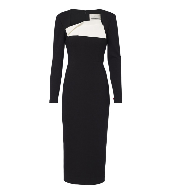 Photo: Roland Mouret Paneled crêpe cocktail dress