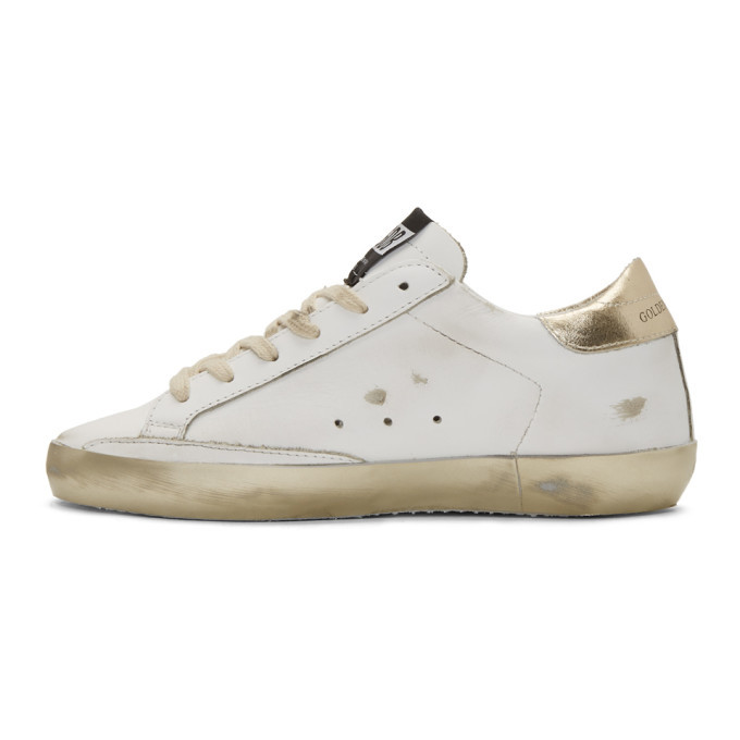 Golden goose superstar hot sale white gold