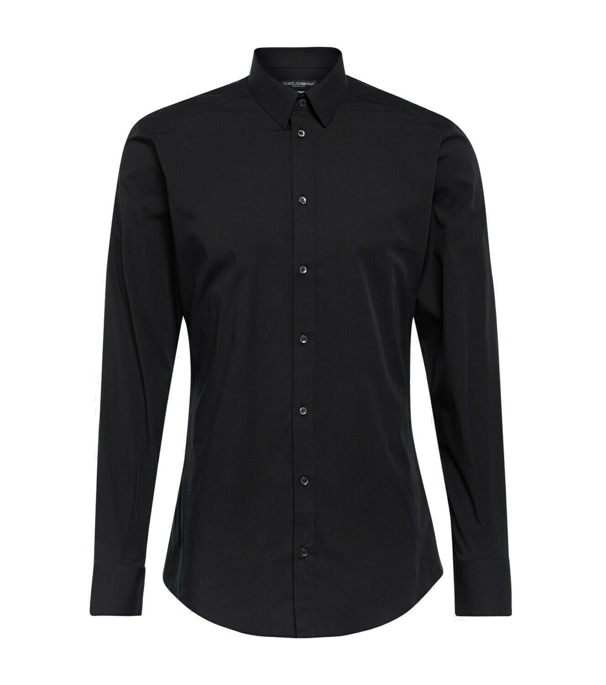 Dolce & Gabbana White Cotton Short Sleeves Button Down Shirt
