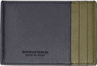 Bottega Veneta Brown Cassette Card Holder