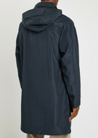 Belstaff Force Hooded Tritech Shell Coat Navy