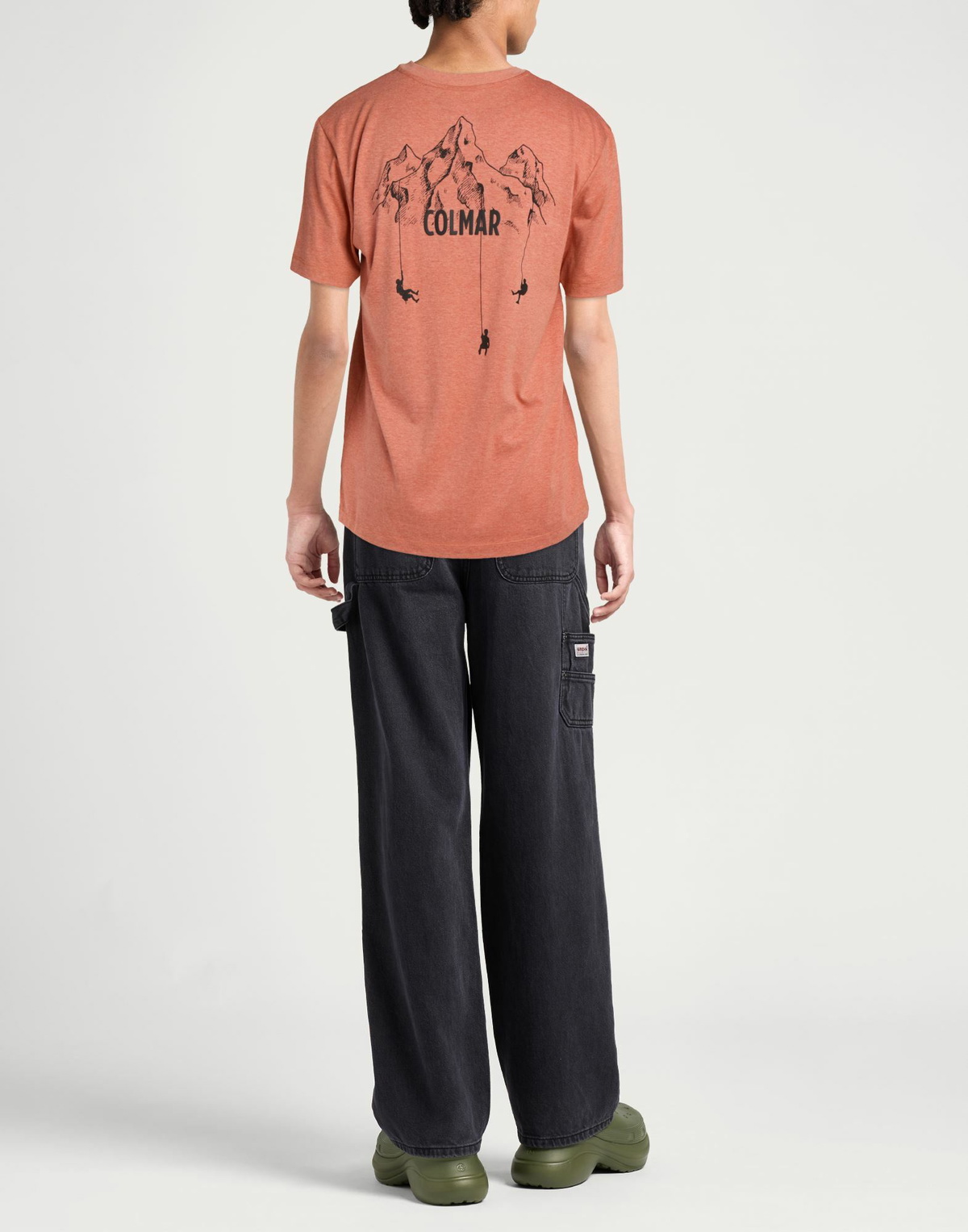 Colmar Mens T-shirt in Salmon pink