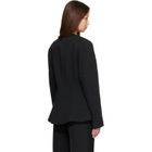 TOTEME Black Jacquard Cotton Blazer