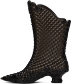 Y/Project Black Melissa Edition Court Boots