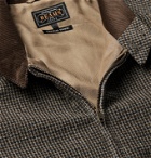 Beams Plus - Checked Cotton-Blend Chenille Jacket - Brown