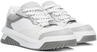 Versace White & Gray Odissea Sneakers