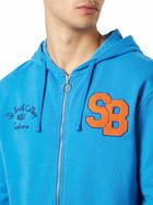 MC2 Saint Barth Man Cotton Sweatshirt With Patch And Embroidery