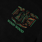 Wood Wood x Jerkcurb Robot Bobby T-Shirt in Black