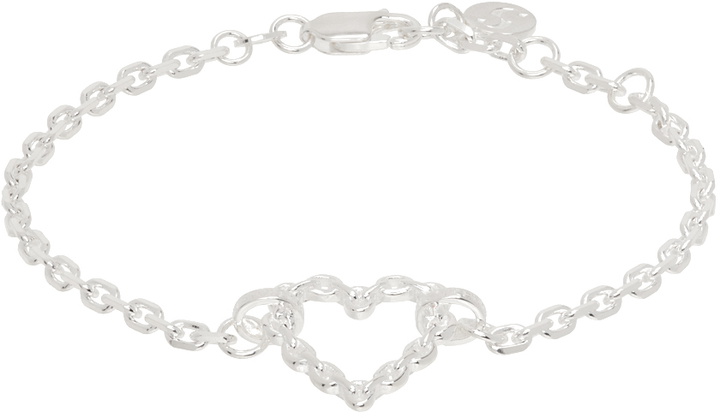 Photo: Stolen Girlfriends Club Silver Chain Heart Bracelet