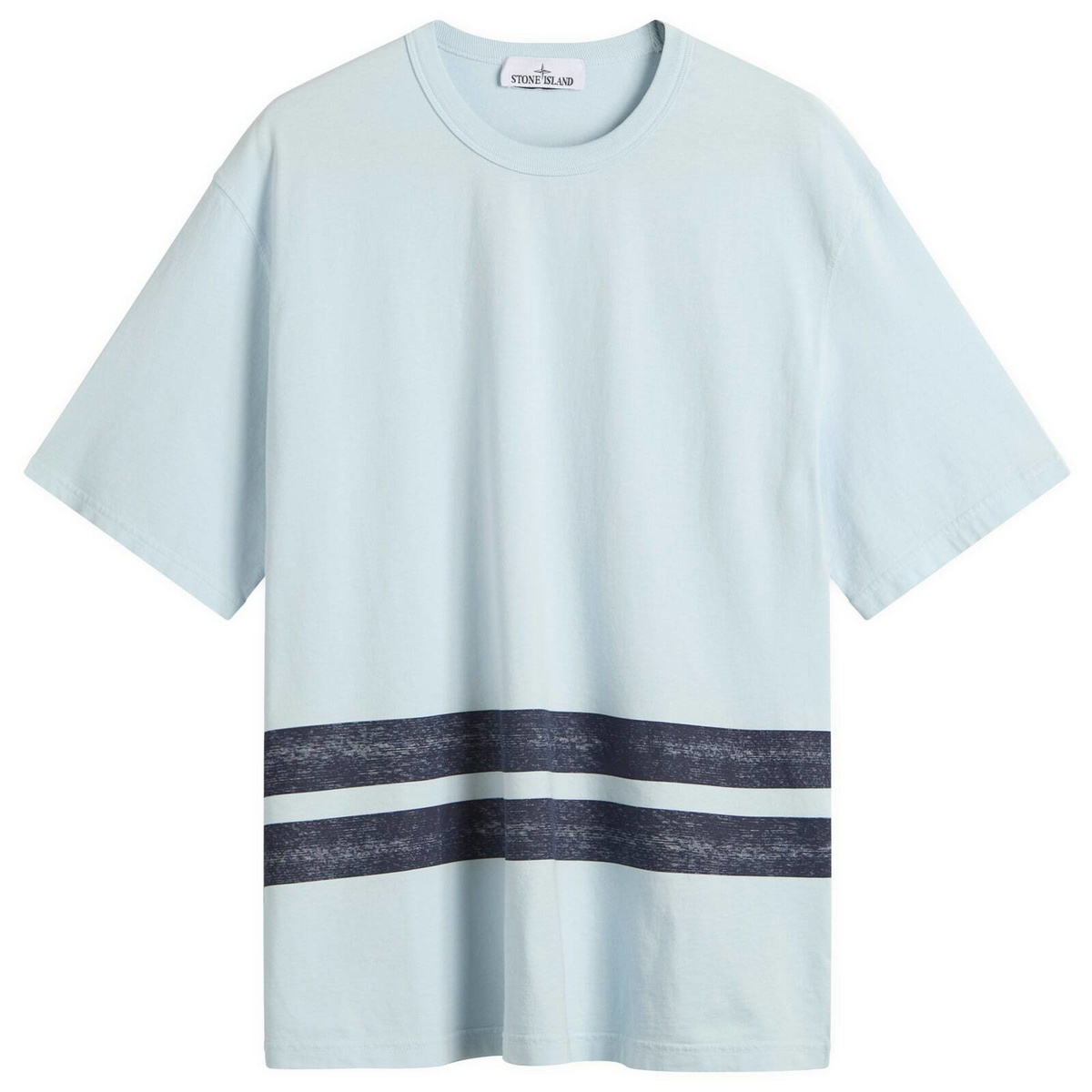 Stone Island Men's Marina Stripe T-Shirt in Blue