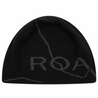 ROA Men's Logo Beanie in Black 