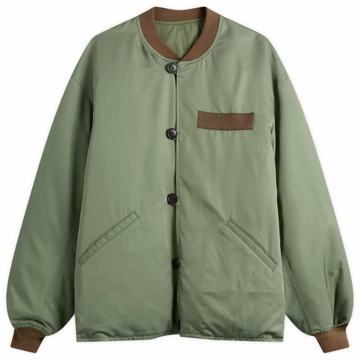 Photo: Visvim Men's Corps Down Bomber Jacket in Olive