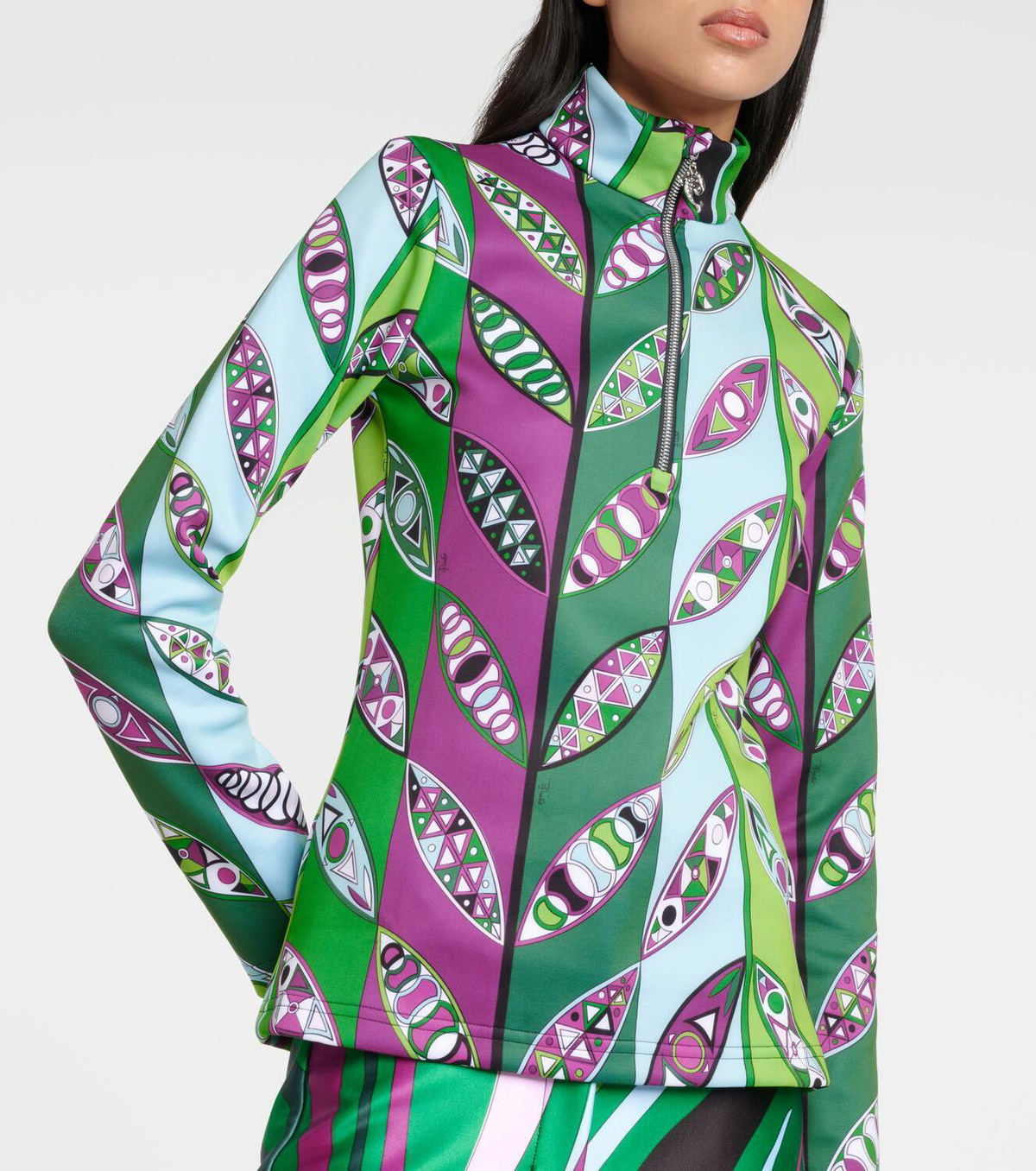 Pucci x Fusalp printed half-zip ski top Emilio Pucci