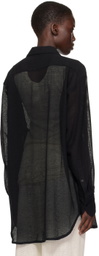 Ludovic de Saint Sernin Black Button Shirt