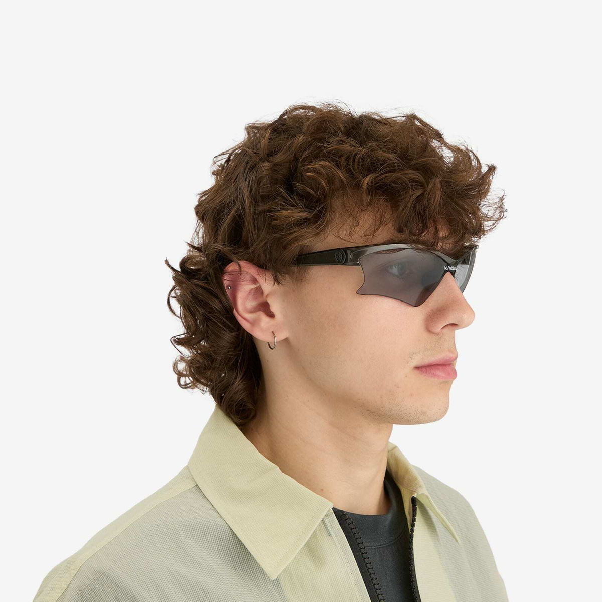 Le Specs x No Problemo Pluto Sunglasses in Silver Chrome/Smoke Tint 