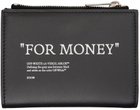 Off-White Black 'For Money' Wallet