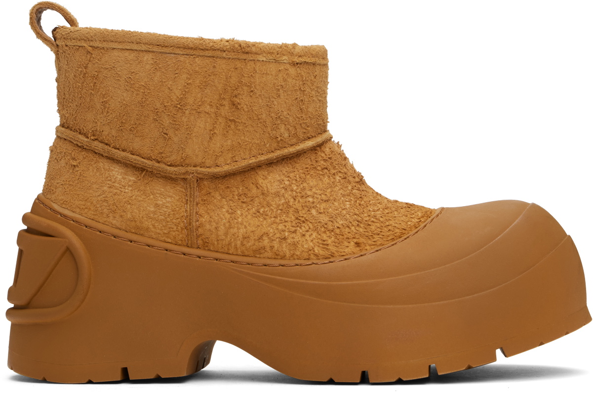 Diesel Tan D-Donald Montone Chelsea Boots