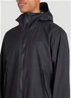 Lexer Hooded Coat in Black