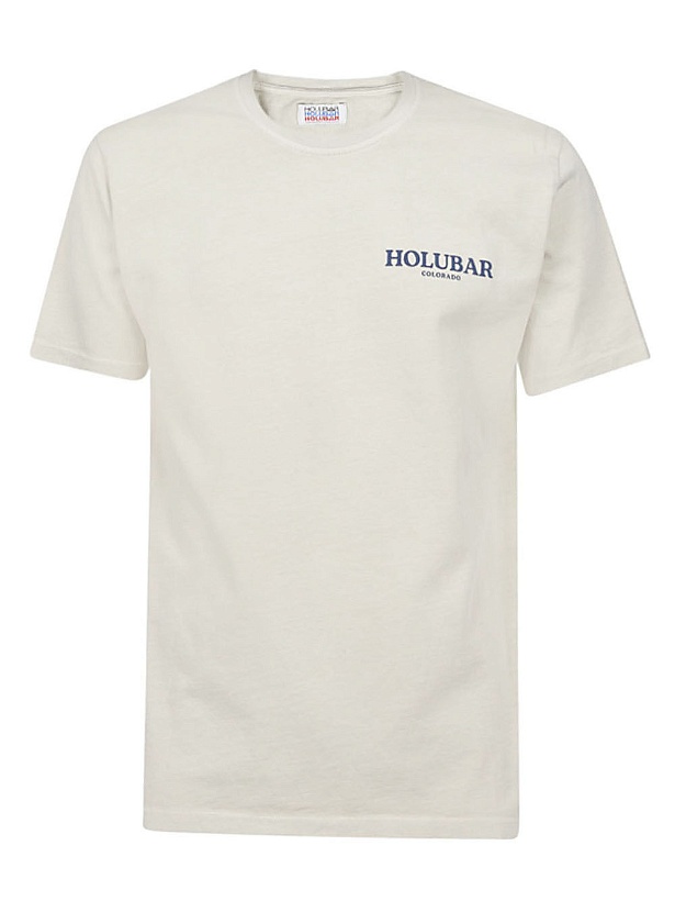 Photo: HOLUBAR - Logo Cotton T-shirt