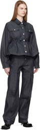 Cecilie Bahnsen Navy CBcandida Denim Jacket