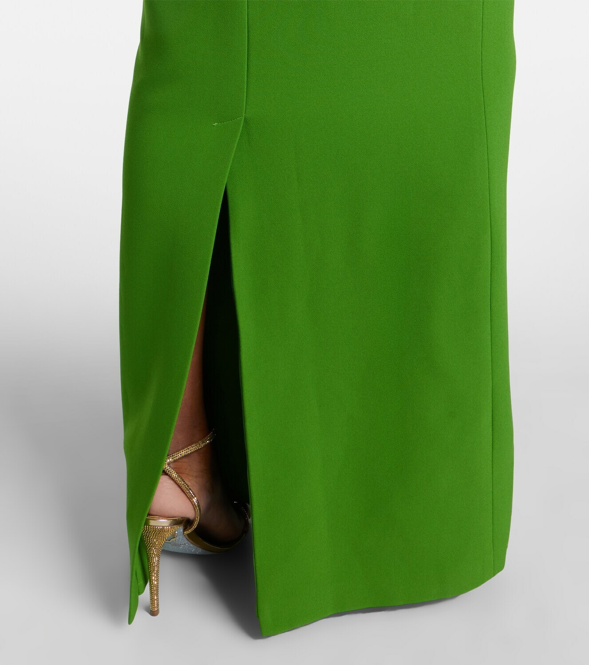 Safiyaa One-shoulder crêpe gown