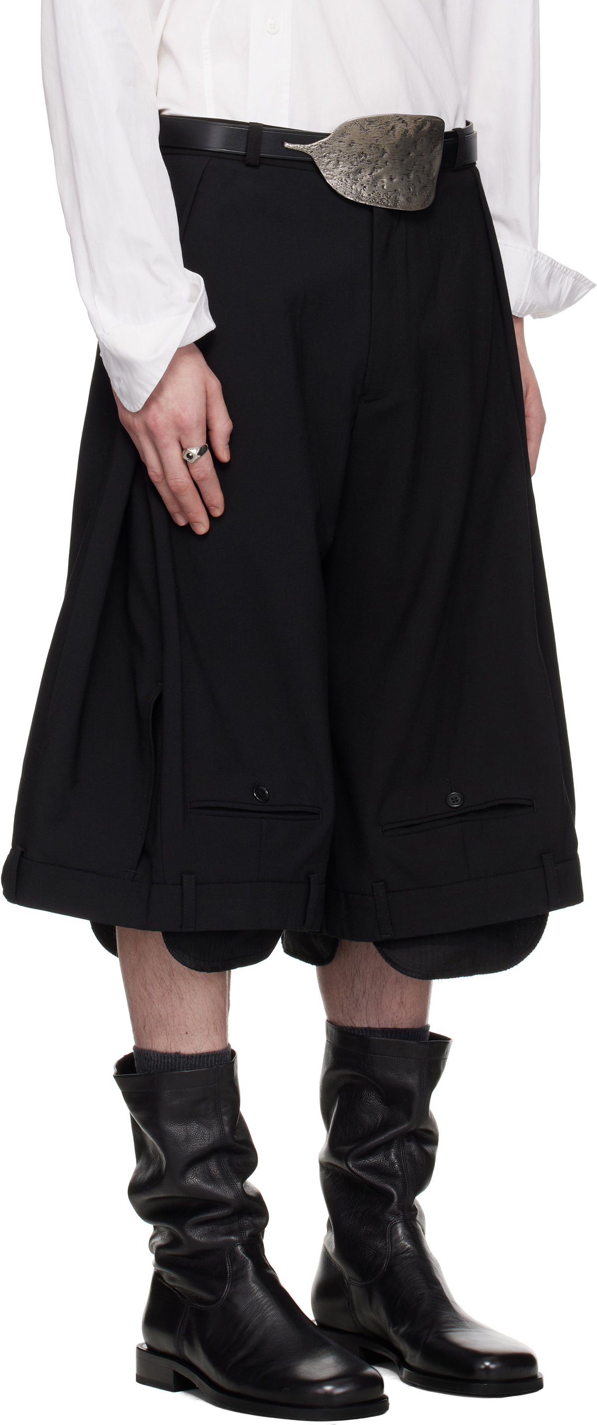 HODAKOVA Upside Down Wide Trouser Shorts