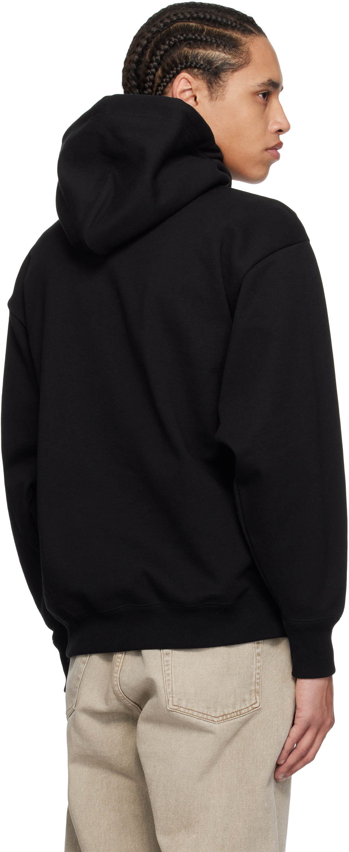 トップス Wtaps Academy Hoody Cotton.College Black WTAPS Black Cotton Academy Hoodie WTAPS