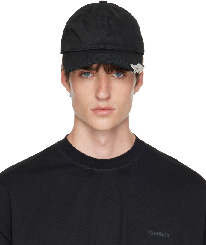 Photo: VETEMENTS Black Bottle-Opener Cap