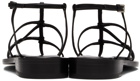 LOW CLASSIC Black Middle Strap Sandals