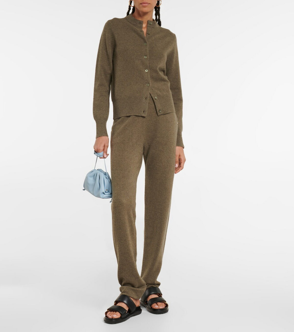 Extreme Cashmere N°140 Little cashmere-blend cardigan