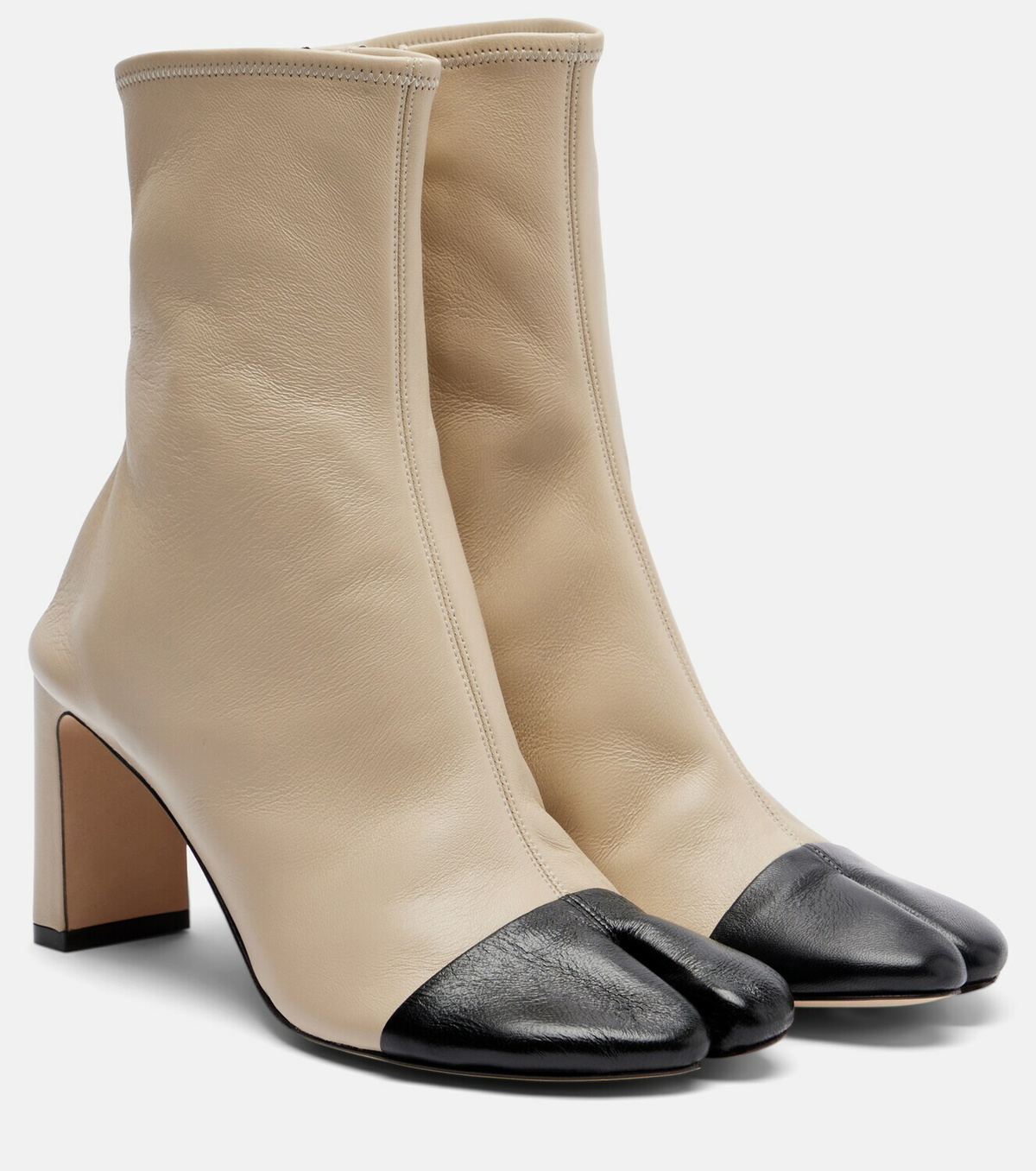 Christen Tabi 75 leather ankle boots
