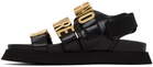 Moschino Black 'Couture' Sandals