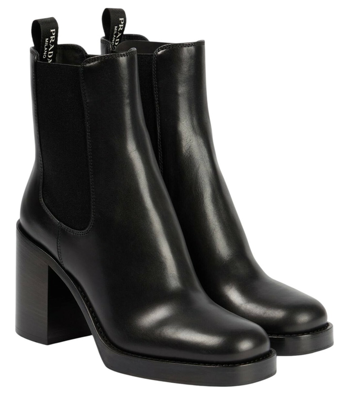 Photo: Prada Leather ankle boots